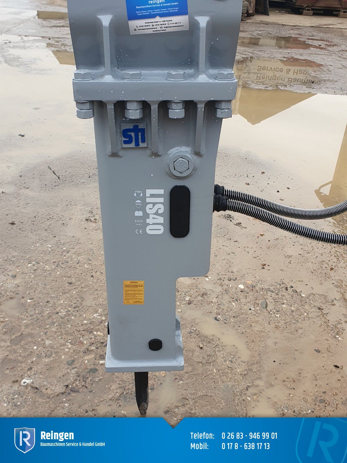 Hydraulikhammer LIS 40 für 0,8 bis 2,5 t Bagger, 2023, 143 kg