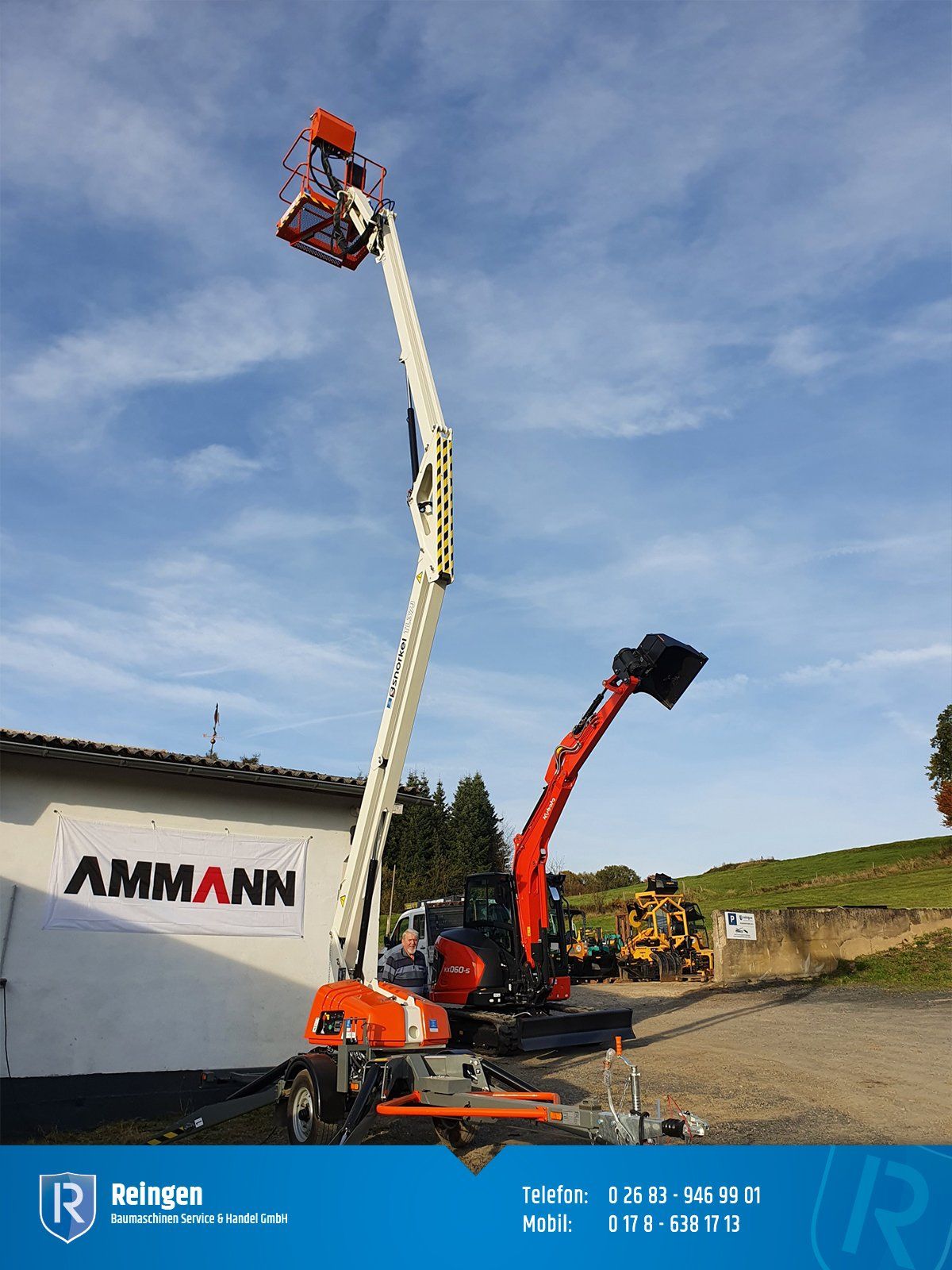 Arbeitsbühne Snorkel TL37J, Baujahr 2021, 1.800 kg Leergewicht
