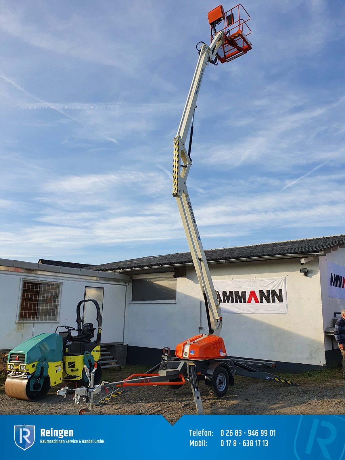 Arbeitsbühne Snorkel TL37J, Baujahr 2021, 1.800 kg Leergewicht