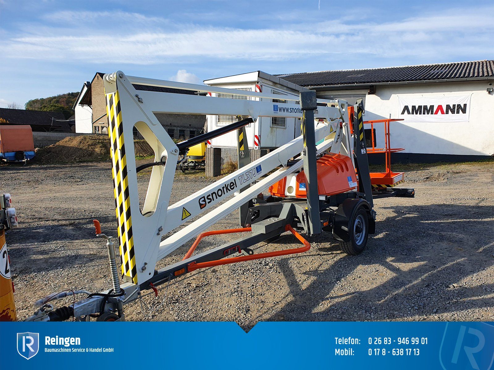 Arbeitsbühne Snorkel TL37J, Baujahr 2021, 1.800 kg Leergewicht