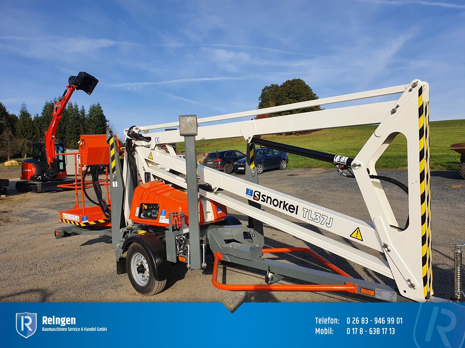 Arbeitsbühne Snorkel TL37J, Baujahr 2021, 1.800 kg Leergewicht