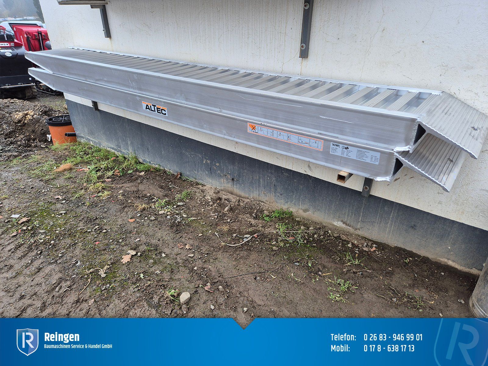 Alu-Verladeschienen Altec AVS 150 OB, 3.685 mm, ohne Rand