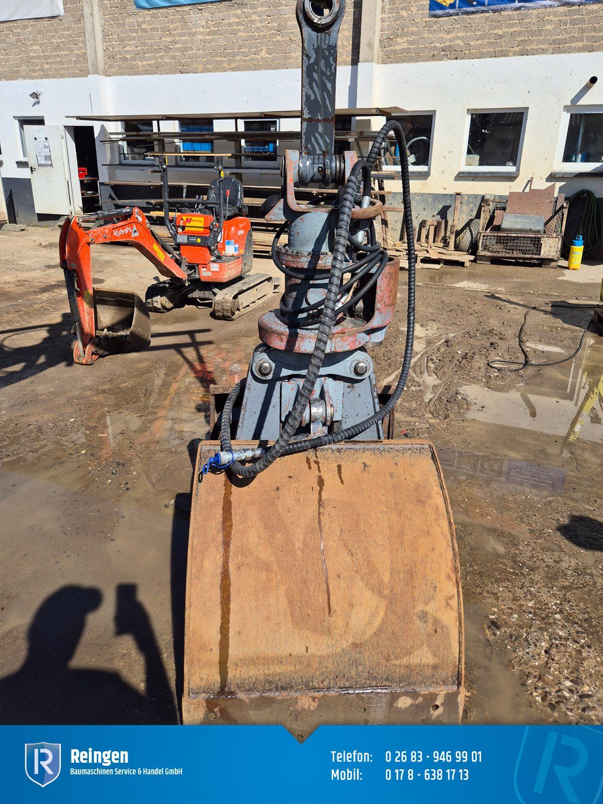 Zweischalengreifer Böttcher, Bagger 12 bis 25 t, Öffnung 1,4 m