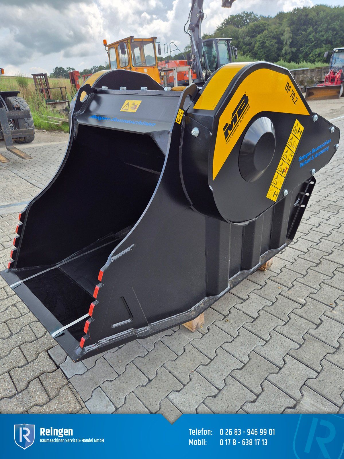 Backenbrecherlöffel MB Crusher BF70.2 S4, 2,3 t, 16-25 t Bagger