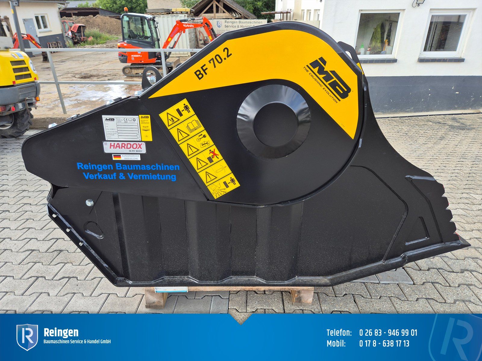 Backenbrecherlöffel MB Crusher BF70.2 S4, 2,3 t, 16-25 t Bagger