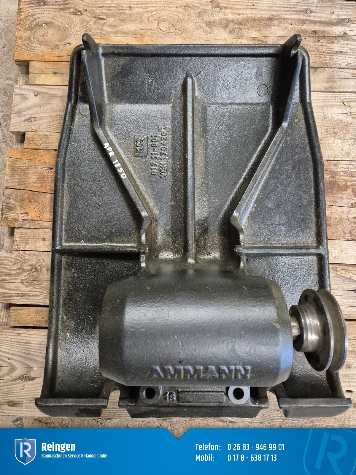 Grundplatte für Ammann APR1850 und APR2050, Art. 2-01711001